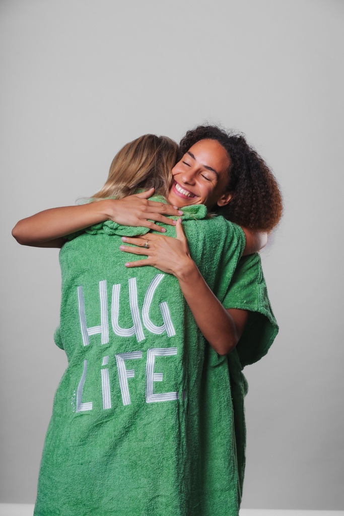 Towel Poncho - Hug Life