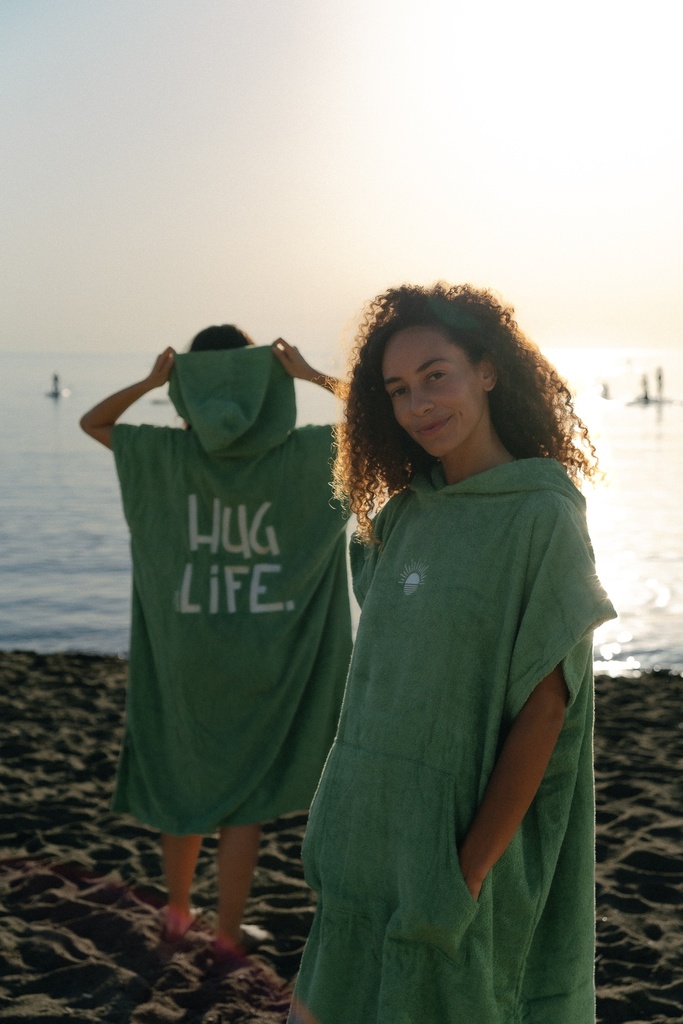 Towel Poncho - Hug Life